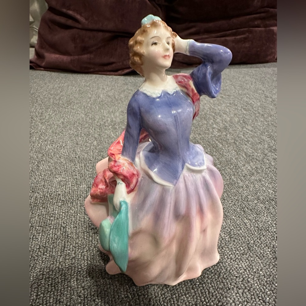 VINTAGE Royal Doulton, English Bone China, Figurine! Blithe Morning